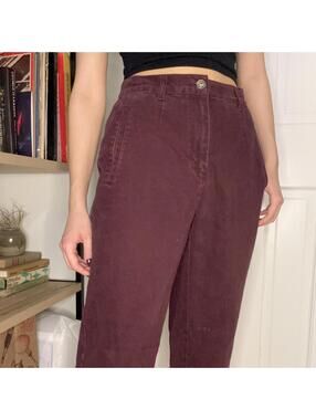 Christopher & Banks 4 Vtg Maroon Trousers